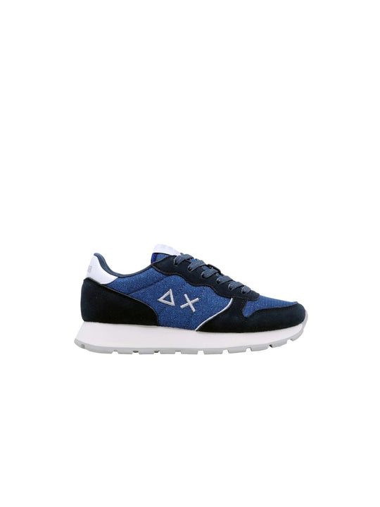 Ally Glitter Textile - Navy Blue
