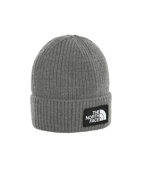 Tnf Logo Box Cuffed Beanie - Medium Grey