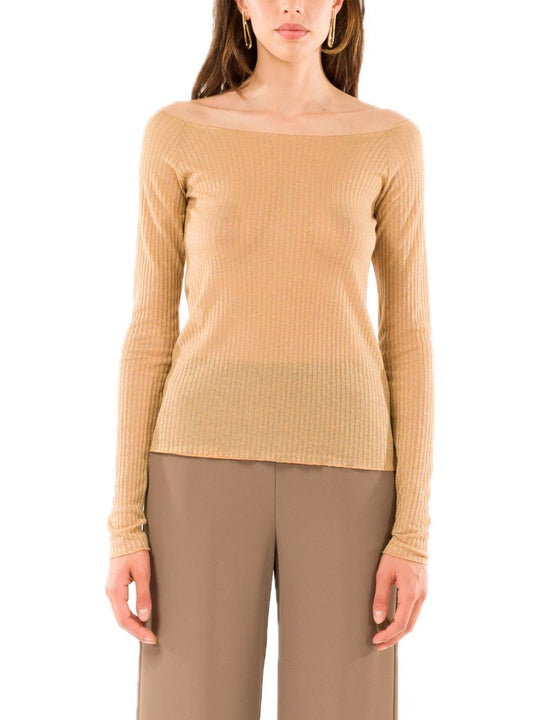 Barca Costina Lurex - Cammello