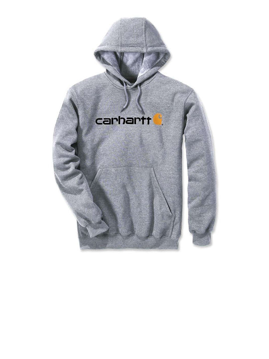 Loose Fit Midweight Logo Graphic Sweatshirt - Heather Grey
