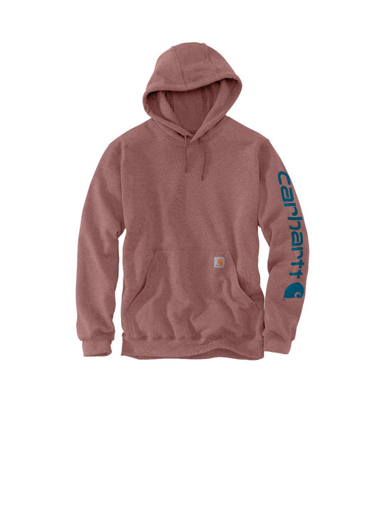 Loose Fit Midweight Logo Sleeve Graphic Sweatshirt - Apple Heat