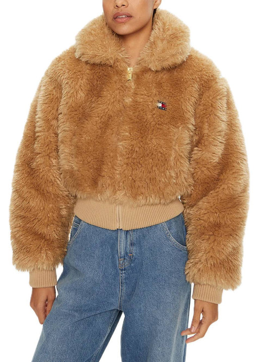 Tjw Faux Sherling Jacket - Gentle Gold