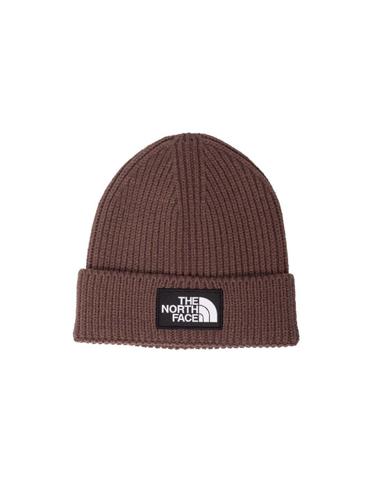 Tnf Logo Box Cuffed Beanie - Smokey Brown