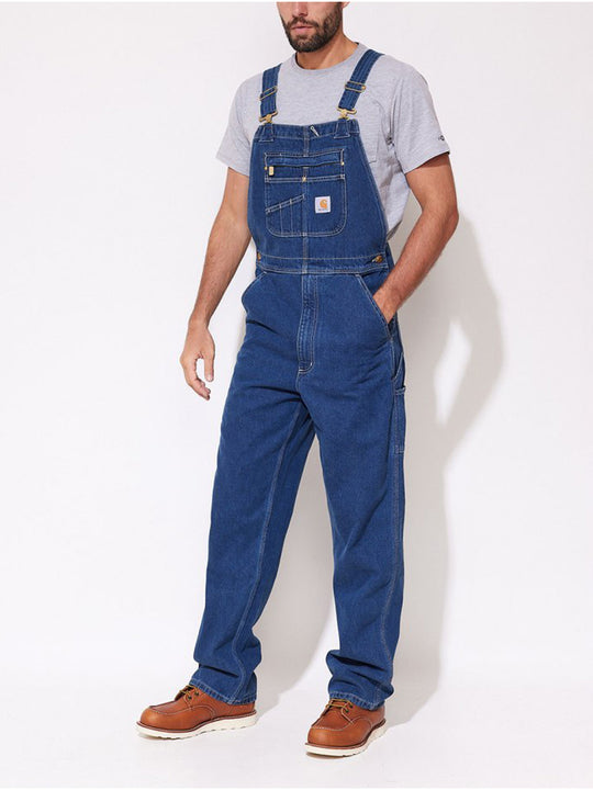 Loose Fit Denim Bib Overall