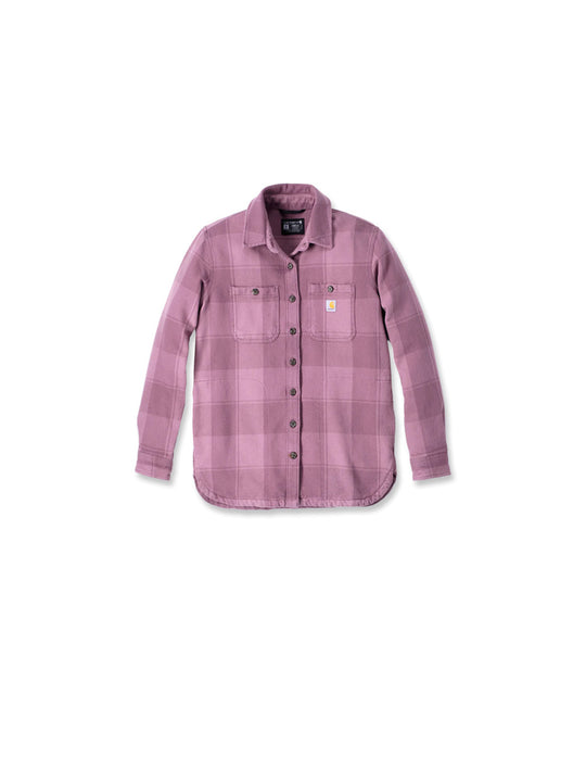 Loose Fit Twill Shirt Jacket - Woodrose