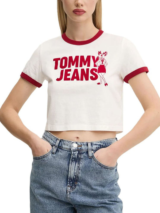 Tjw Deer Graphic Rin - Antique White