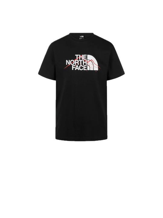 M Mountain Line S/s Tee - Tnf Black