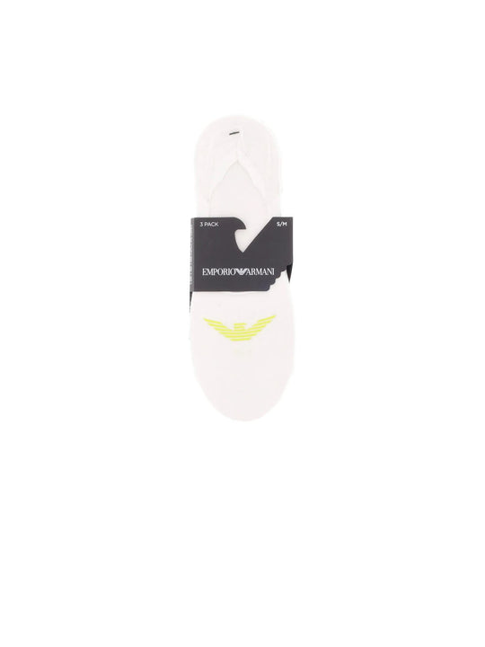 Set Calze - 3 Pack Socks Invisibile - White