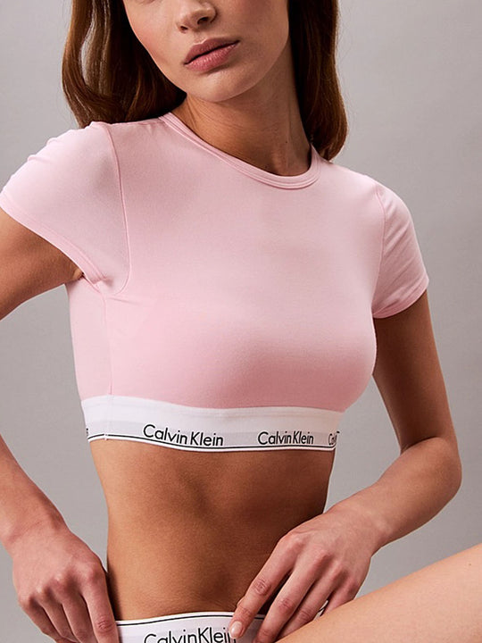 T-shirt Bralette - Buff Pink