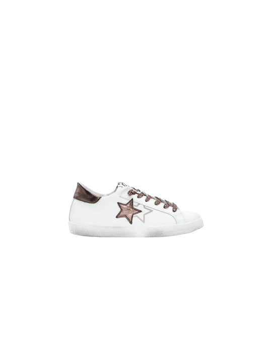 Sneakers Prime Star - Bianco/Canna Di Fucile