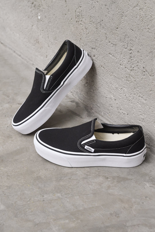 Classic Slip-On Platform - Black