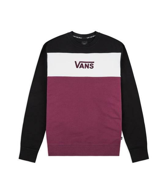 Retro Active Crew - Prune/Black