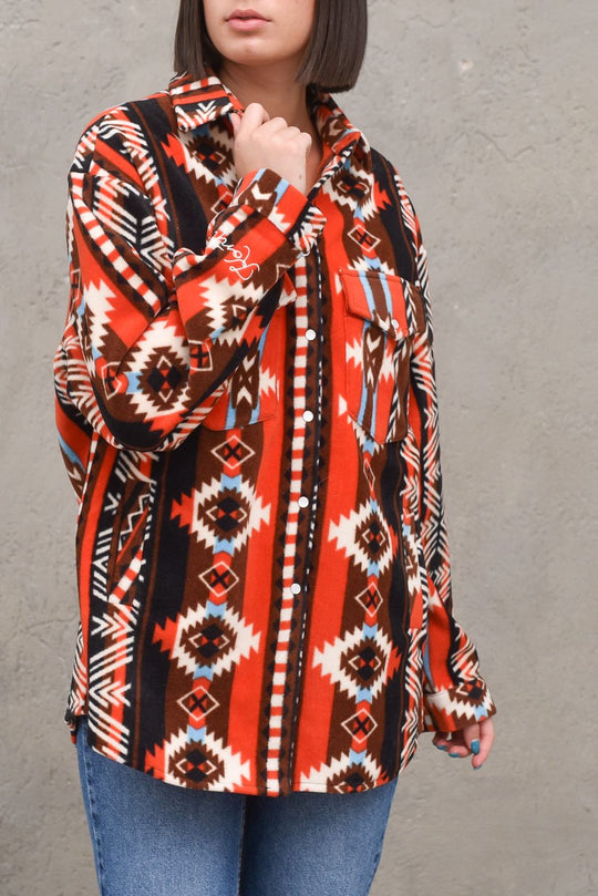 Camicia Stampa Navajo Donna