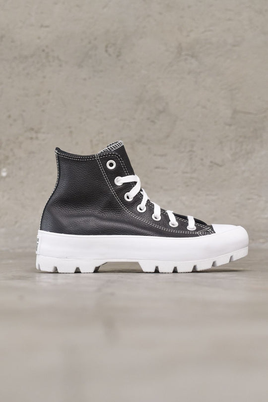 Ctas Lugged Hi - Black White