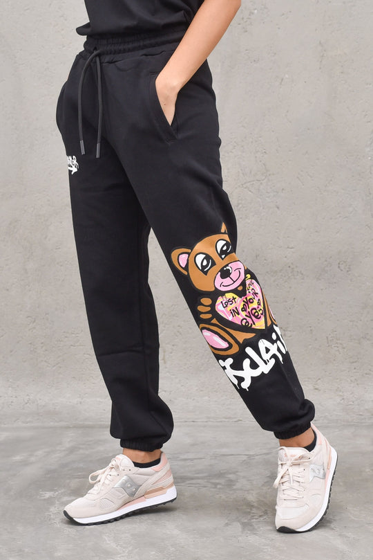 Pantalone Donna in Felpa - Black