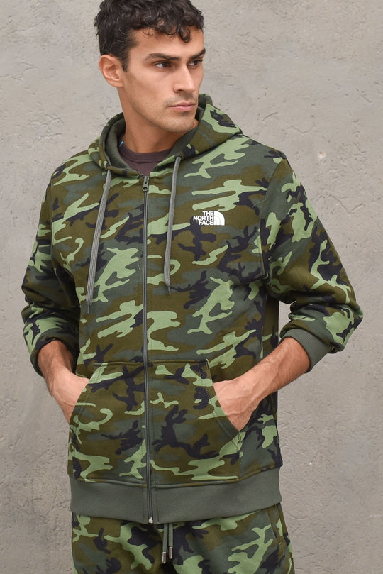 Felpa Full Zip Hoodie - Camoprint