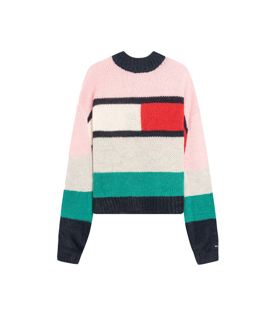 Tjw Bell Sleeve Flag Sweater