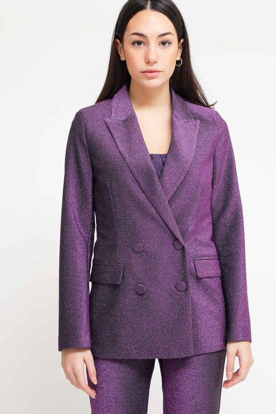 Giacca Glitter - Viola