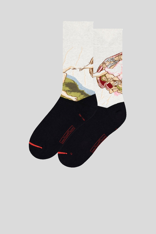 Socks The Creation Of Adam - Michelangelo Buonarroti