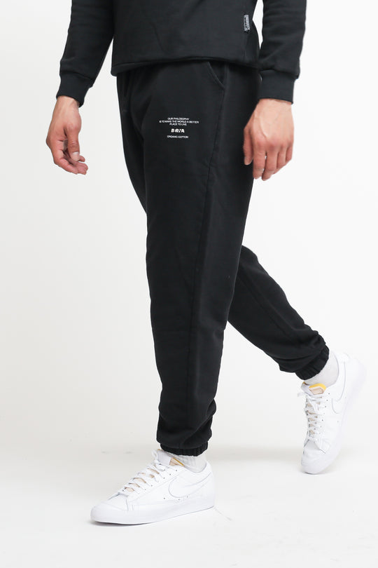 Pantalone Felpa Tasca - Nero
