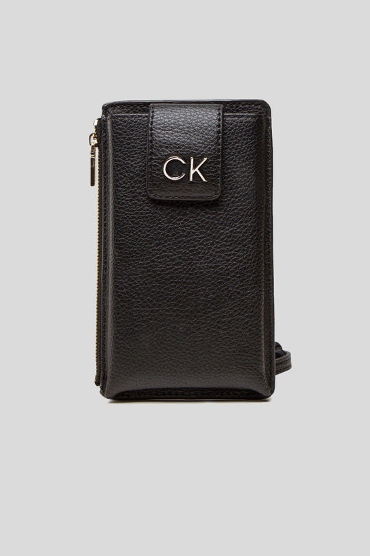 Re-Lock Phone Xbody W/Flap Pb - Black