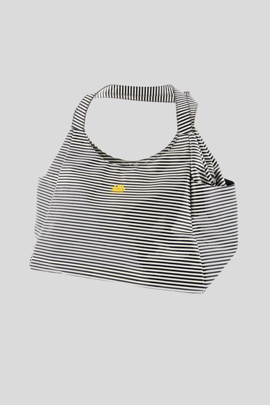 Striped Chel Bag - Navy