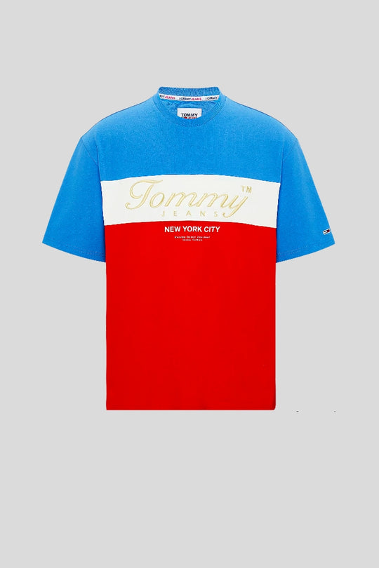 Tjm Archive Tee - Deep Crimson Multi