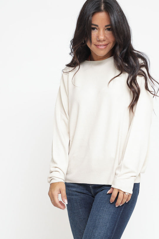 Girocollo Over - Champagne