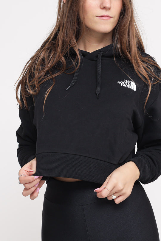 W Trend Crop Hoodie - Tnf Black