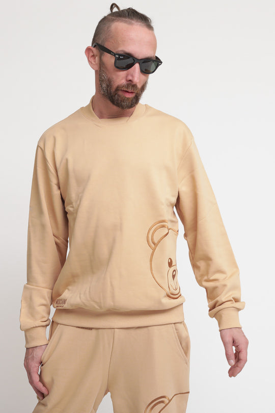 Felpa Girocollo - Cammello