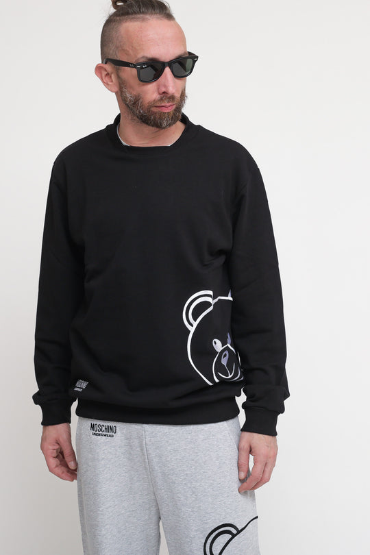 Felpa Girocollo - Black