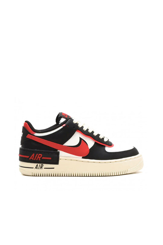 W Nike Af2 Shadow - Summit White University Red