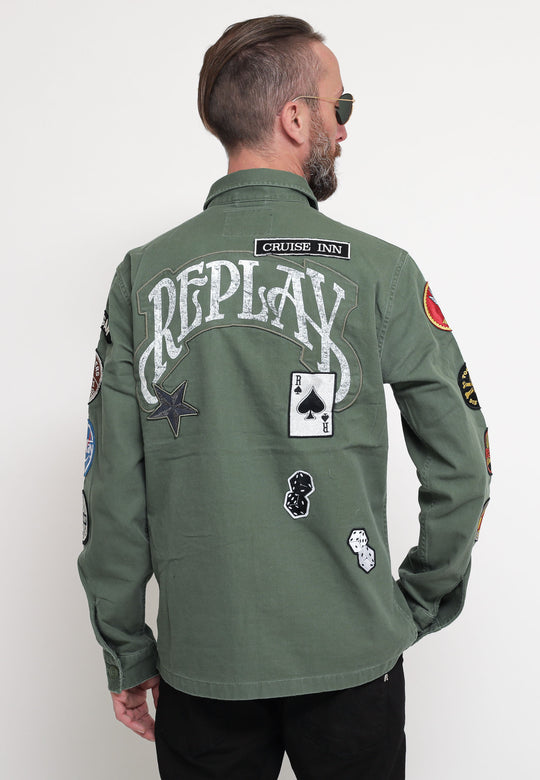 Giubotto Patch - Verde