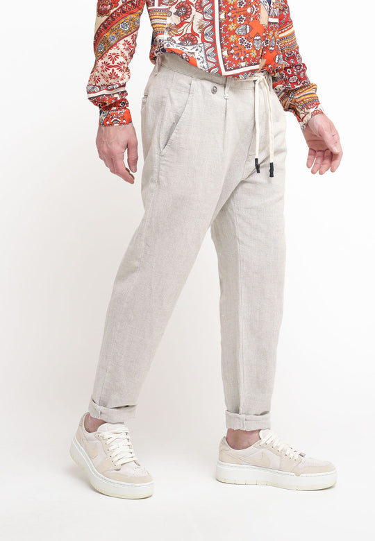 Panta Coulisse Cot Beige
