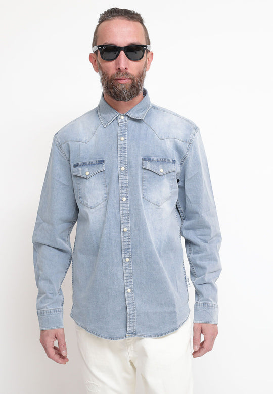 Camicia Jeans - Colore Unico