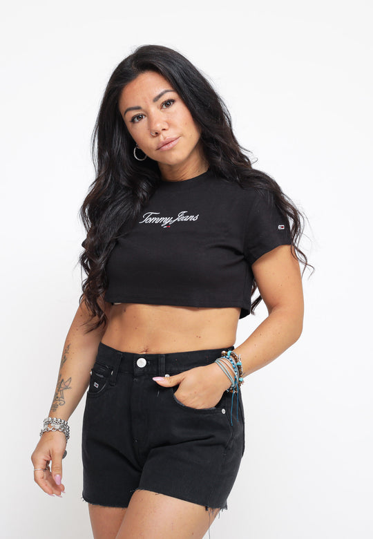 TJW Ultr Crp Ess Embro SS - Black