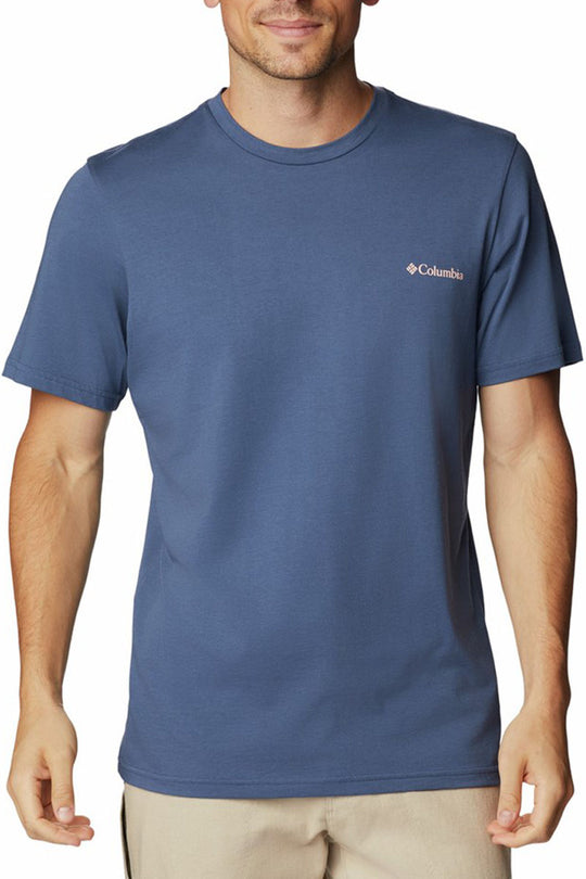 T-shirt in cotone biologico Rapid Ridge II - Blue