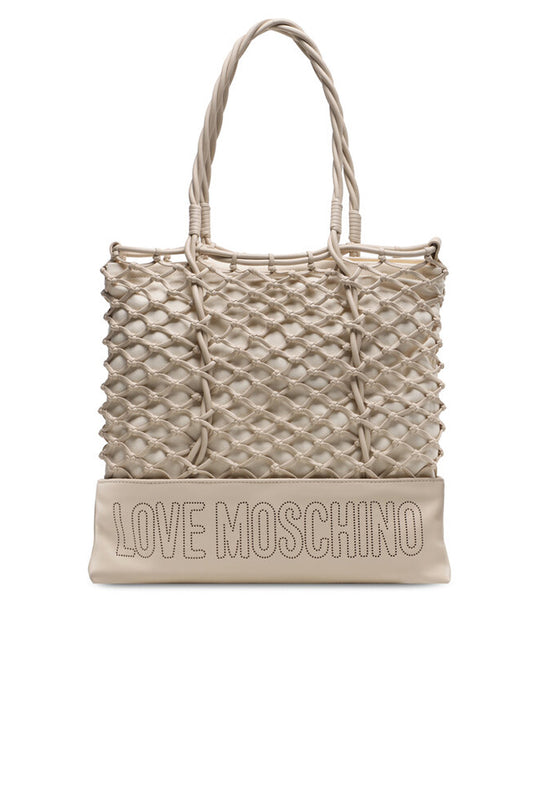 Borsa Pu Lamb + Canvas Lamb
