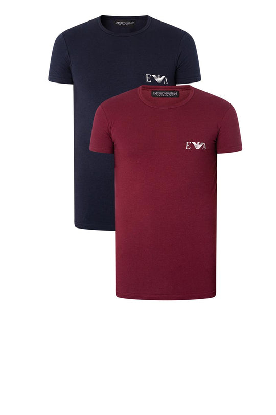 2Pack Crew Neck T-shirt S/S - Marine