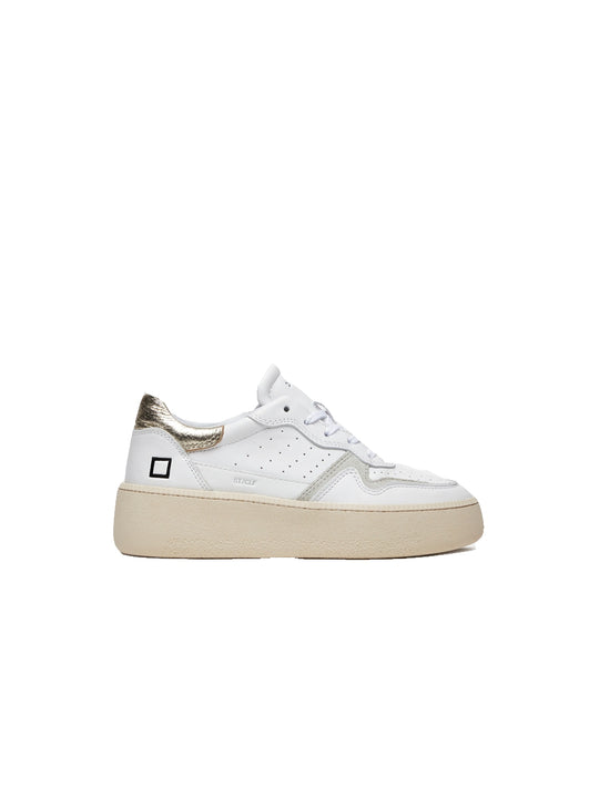 Step Calf White-Platinum