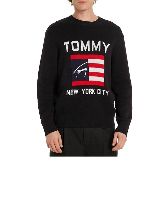 TJM RLX Athlethic Flag Sweater - Black