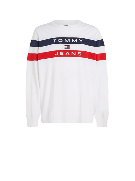 TJM RLX Colorblock L/S Tee - White
