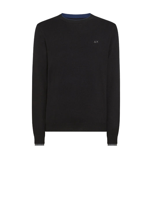 Round Double Rib - Nero