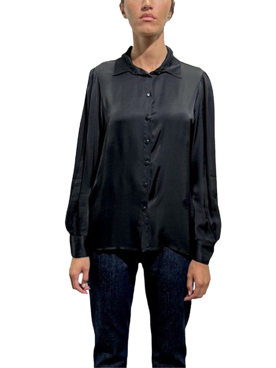 Camicia Polso 2 Bottoni - Nero