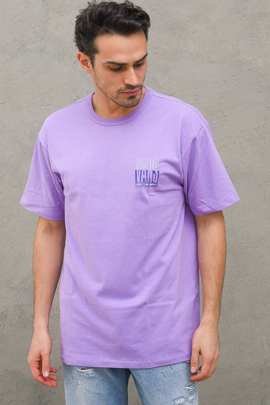 Mn Off The Wall Classic Graphic Ss - English Lavender