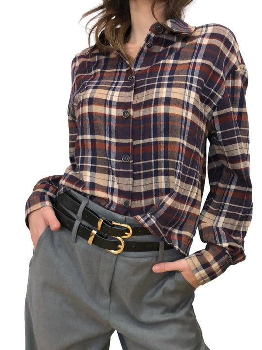 Camicia Polso - Moro/Blu