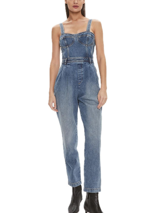 Bustier Jumpsuit - Denim Medium