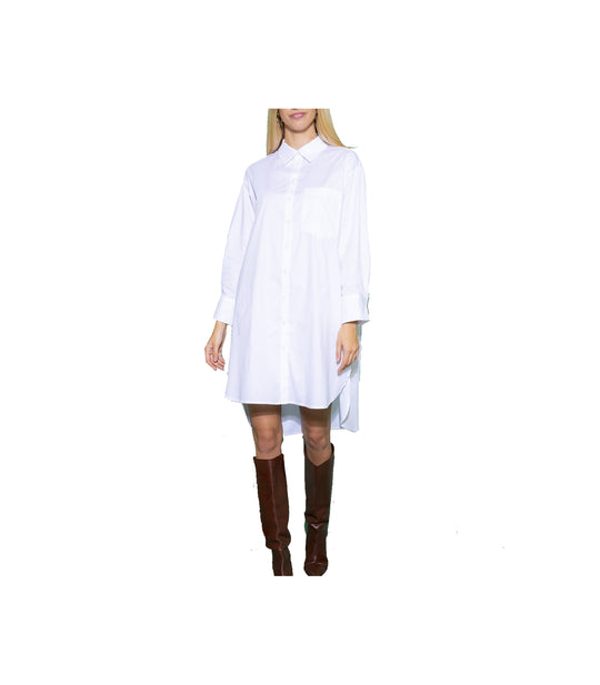Camicia Over Donna - Naturale