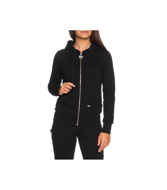 Felpa Zip + Capp - Black