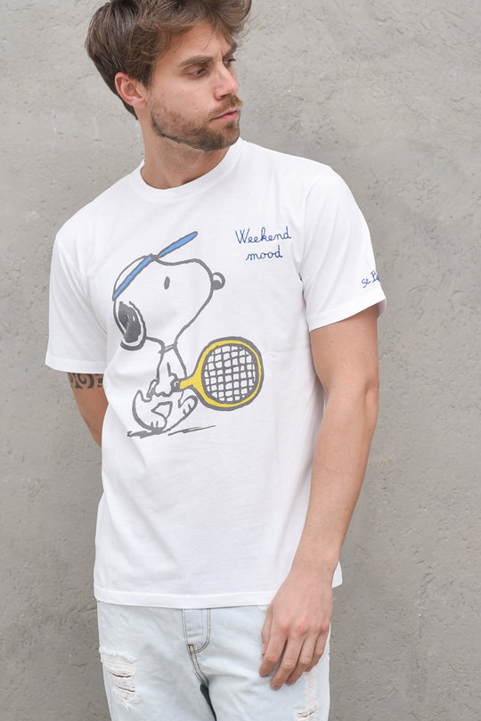 T-shirt Man Cotton Classic - Snoopy Weekend 01N